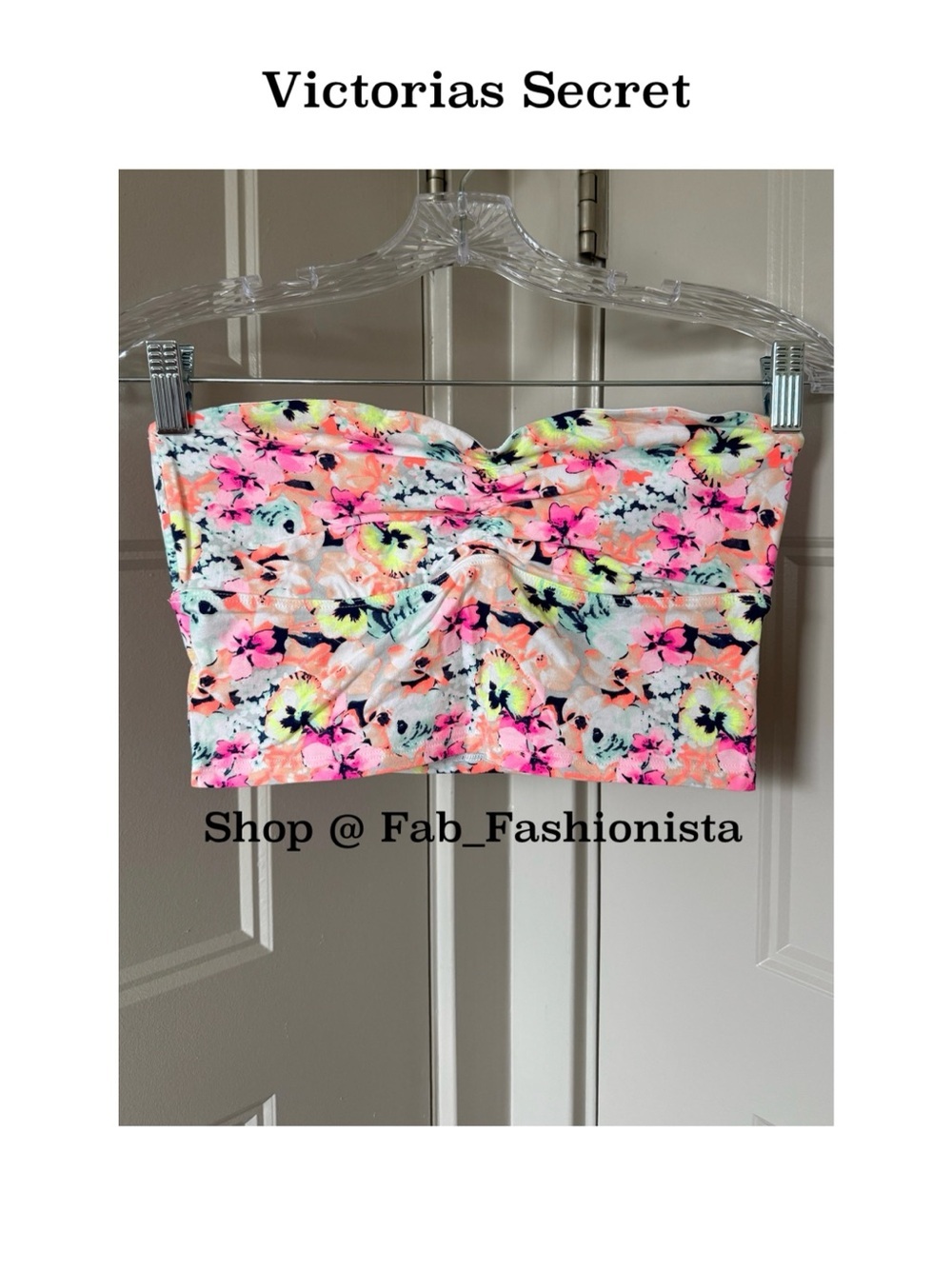 Victorias Secret floral crop top